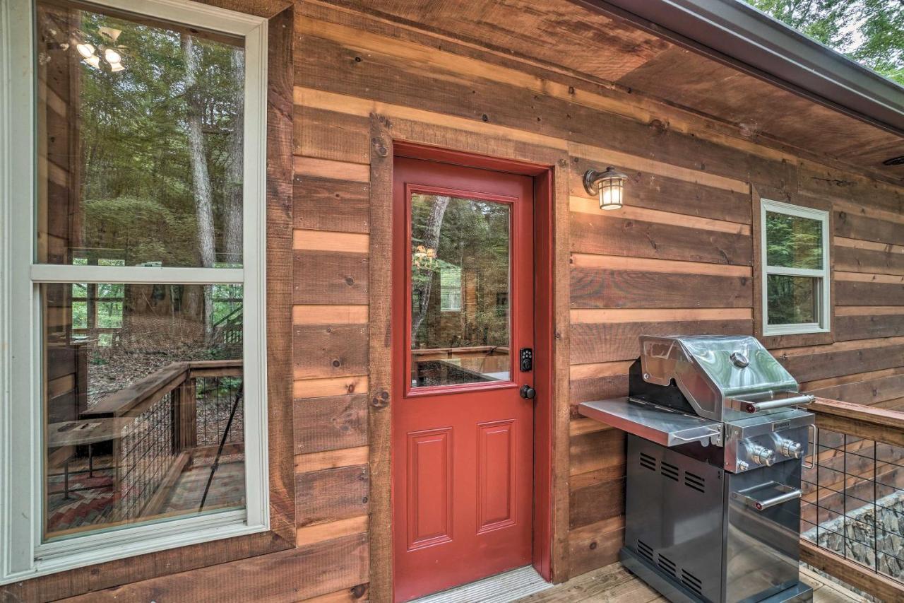 Peaceful Cabin On 3 Private Acres Deck And Fire Pit Blairsville Eksteriør billede