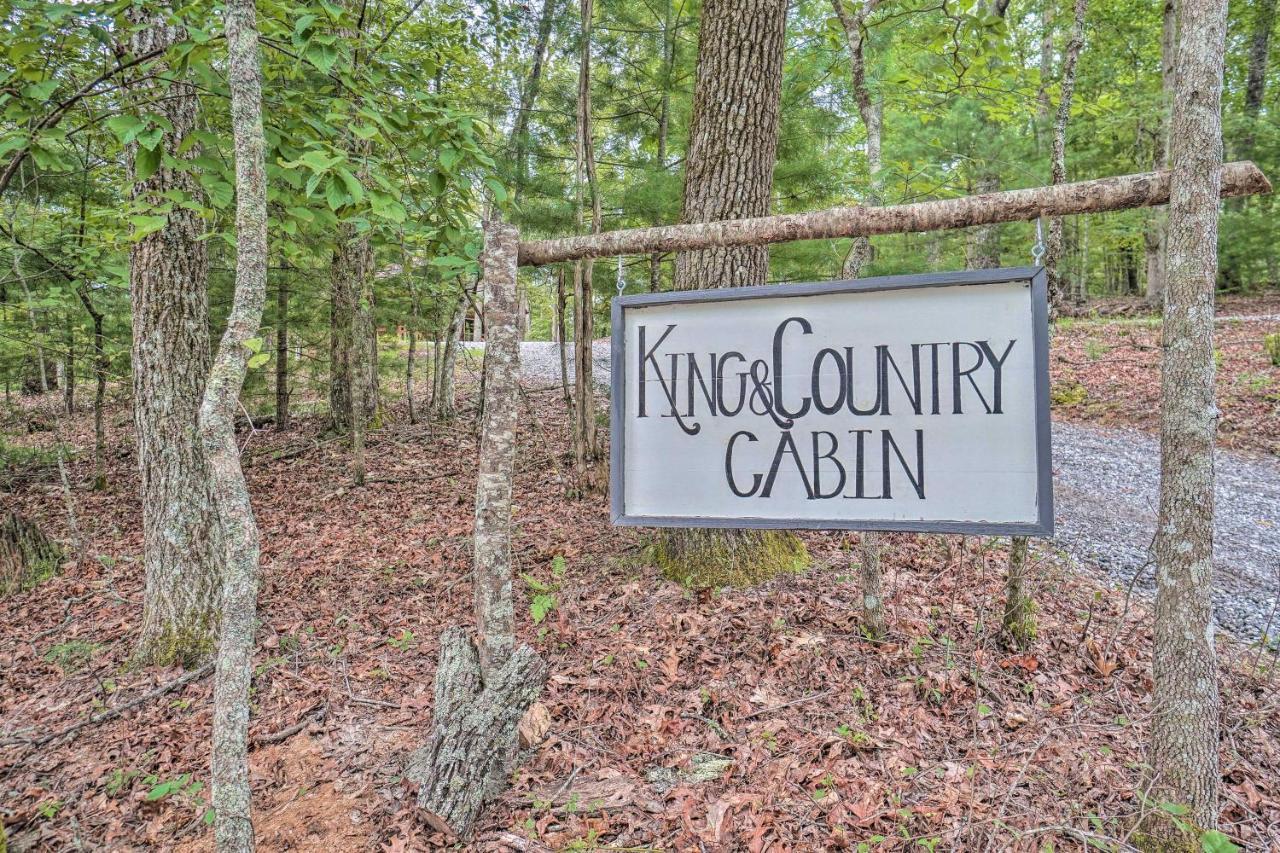 Peaceful Cabin On 3 Private Acres Deck And Fire Pit Blairsville Eksteriør billede